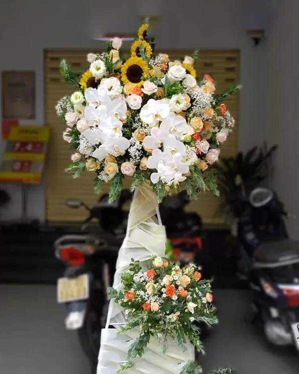 Kệ Hoa Chúc Mừng May Mắn